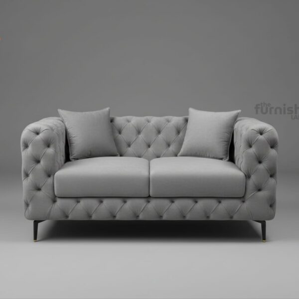 Modern-Chesterfield-Sofa Modern Chesterfield sofa (tufted arms and front, clean seat cushions)
