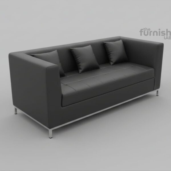 Modern Tuxedo Sofa Modern Tuxedo Sofa (arms and back same height, clean lines, quilted seat with metal base)