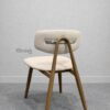 Sleek Dining chair with MS frame