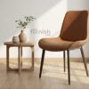 Modern Leather Touch Dining Chair with MS Frame
