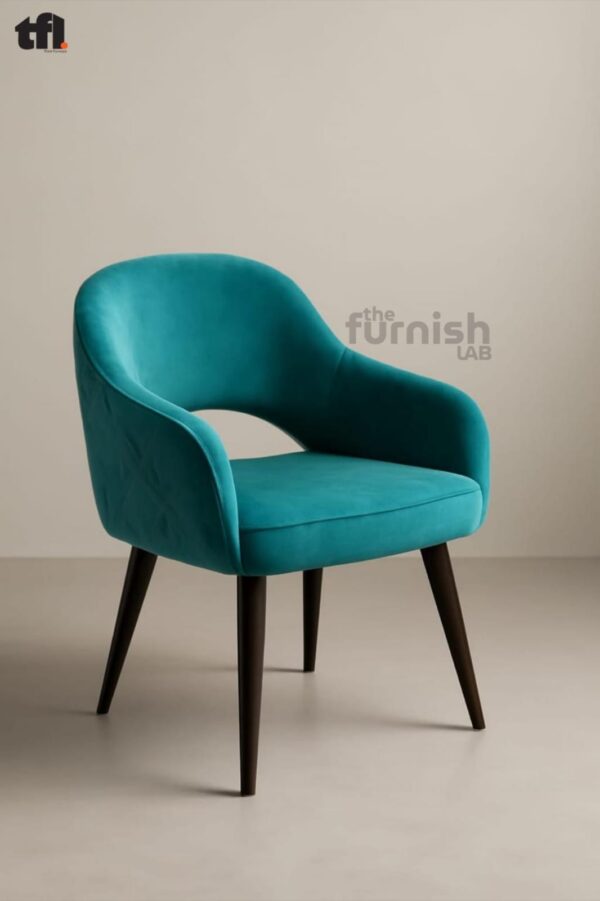 Modern Cafe Chair in Mild Steel Frame