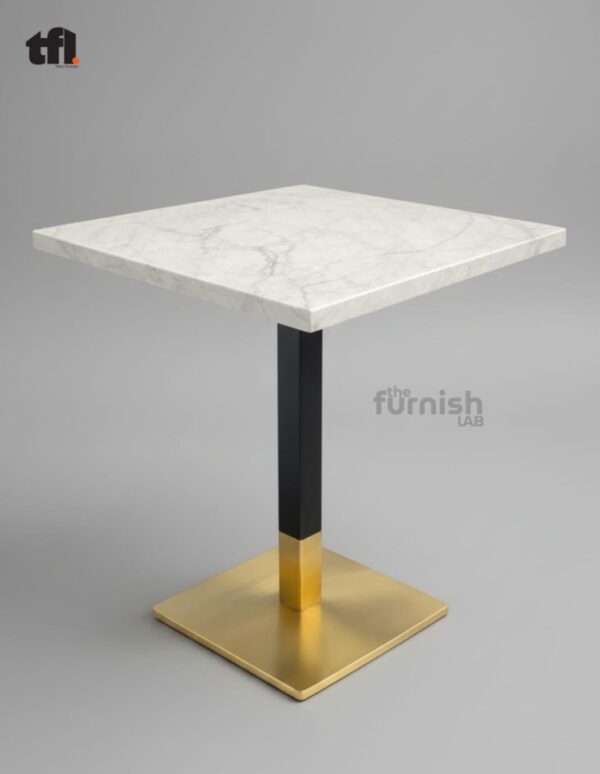 Square Pedestal Cafe Table