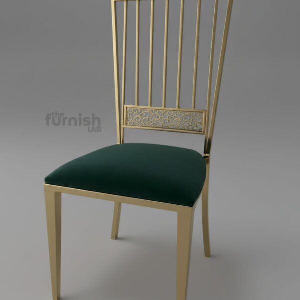 Modern Banquet / Dining Chair with Metal Spindle Back Modern Banquet Dining Chair with Metal Spindle Back