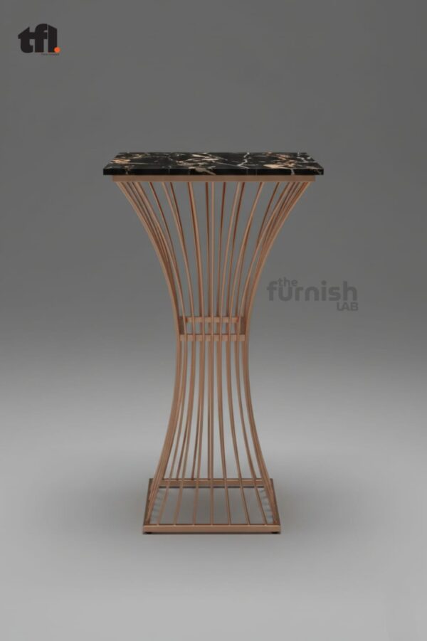 Tall Pedestal Bar Table with marble top Tall Pedestal Bar Table with Marble top
